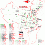 China tour map